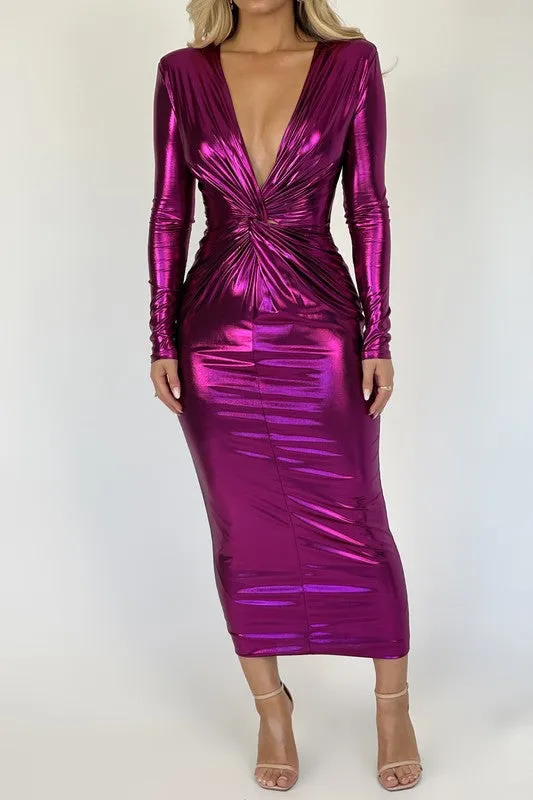 Magenta Azura Royal Dress