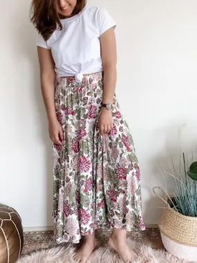 MARGIE MAXI FLORAL SKIRT