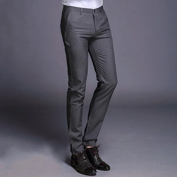 Mens Business Easy-care Suit Pants