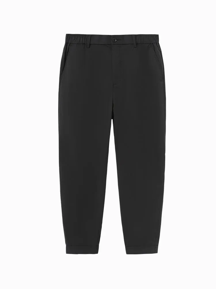 Men's Nylon Stretch Crepe Basic Pants