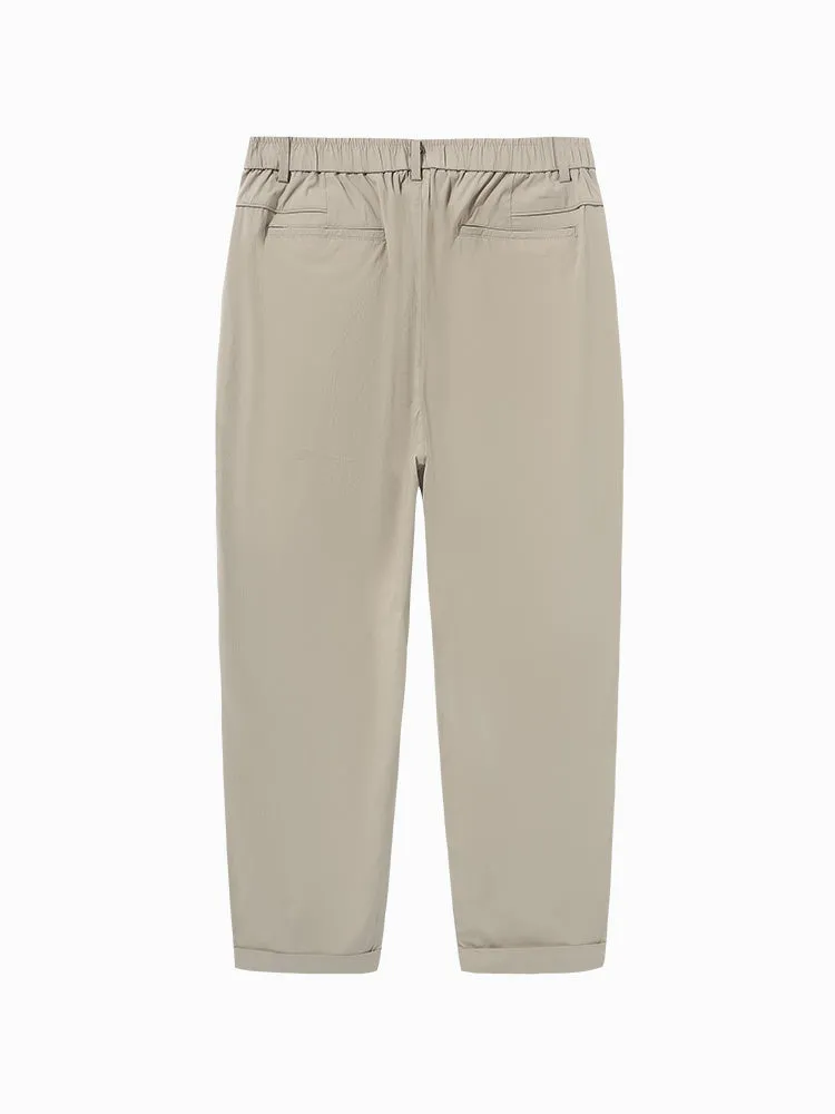 Men's Nylon Stretch Crepe Basic Pants