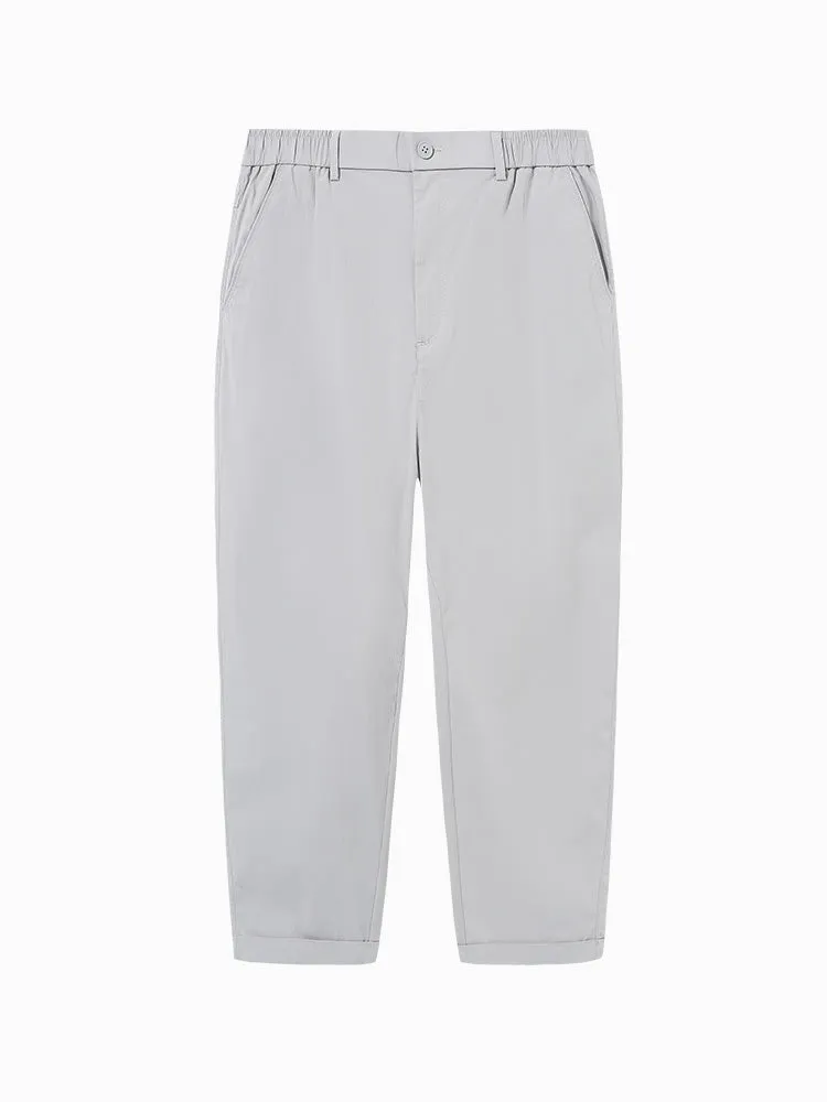 Men's Nylon Stretch Crepe Basic Pants