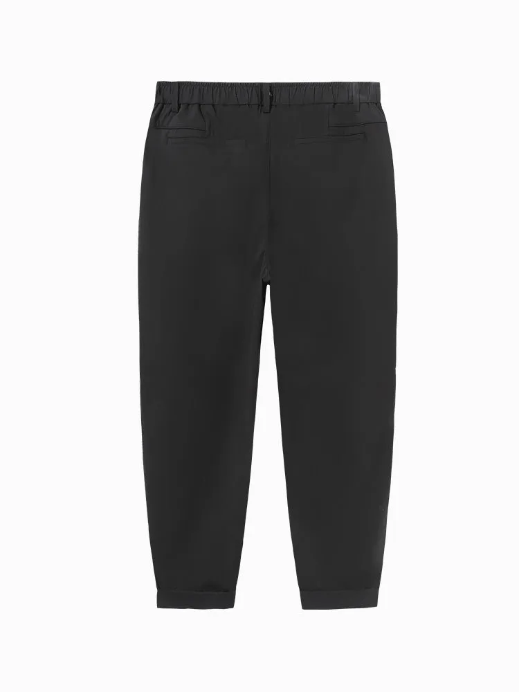 Men's Nylon Stretch Crepe Basic Pants