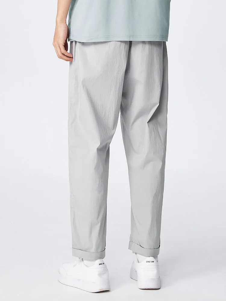 Men's Nylon Stretch Crepe Basic Pants