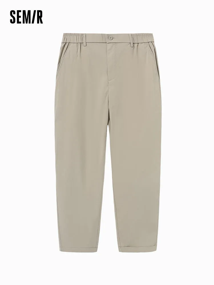 Men's Nylon Stretch Crepe Basic Pants
