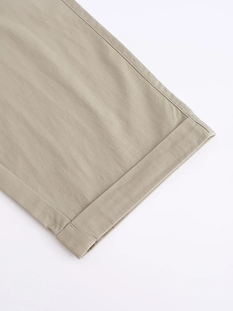 Men's Nylon Stretch Crepe Basic Pants