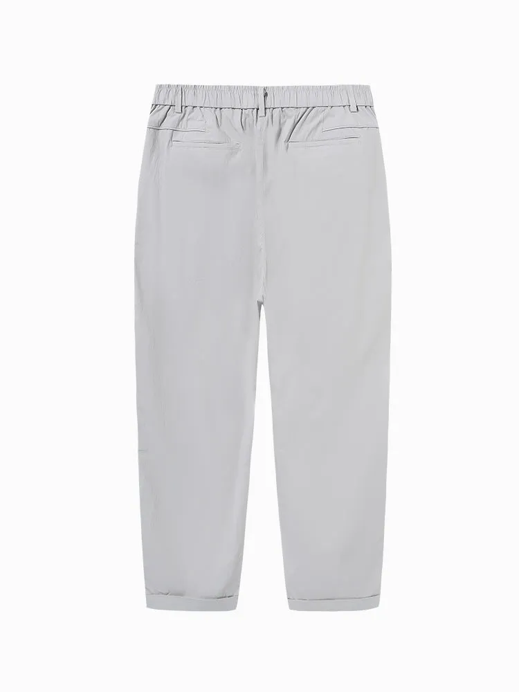Men's Nylon Stretch Crepe Basic Pants