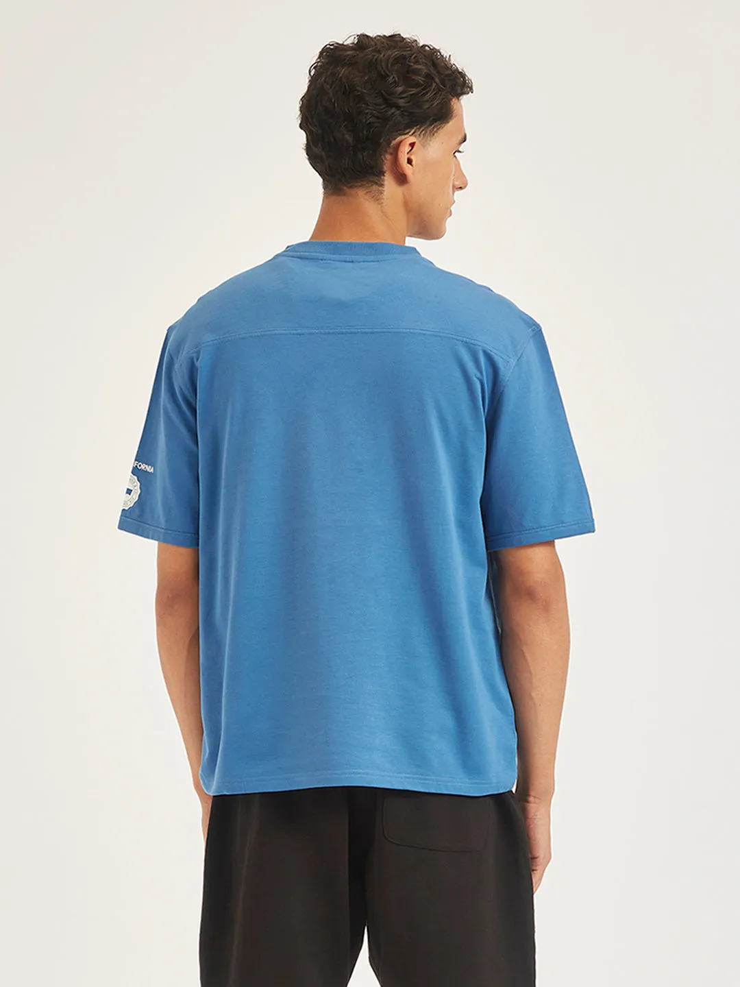 Men's Typographic Print Relaxed Fit T-shirt