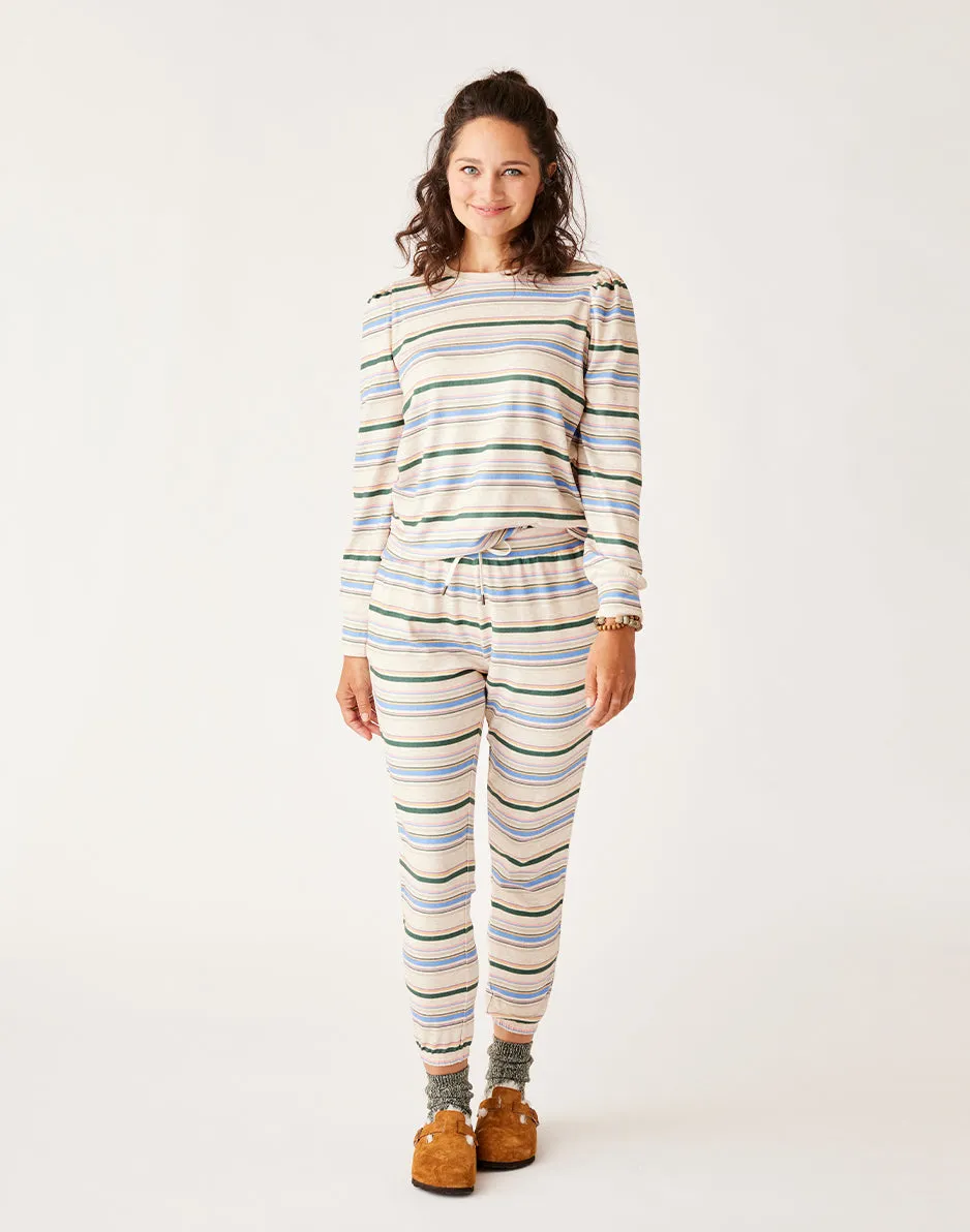 Naomi Sweatshirt: Multistripe
