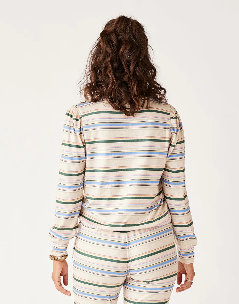 Naomi Sweatshirt: Multistripe