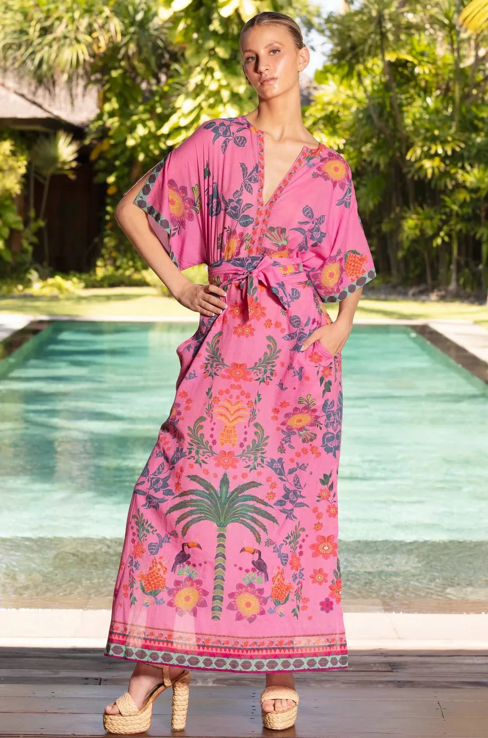 Norman Cotton Maxi Dress