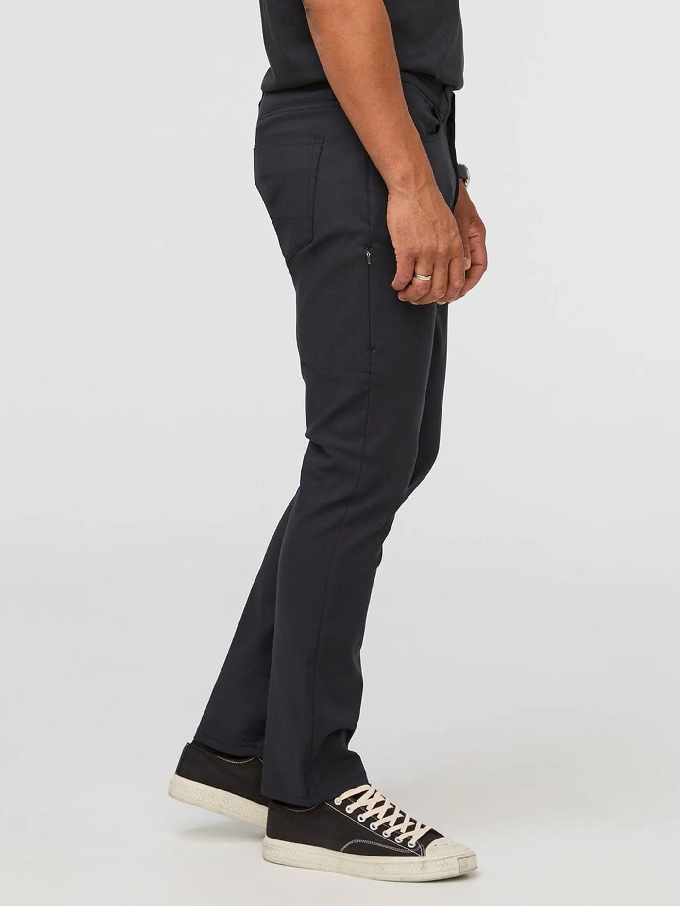 NuStretch Relaxed 5 Pocket Black Pants