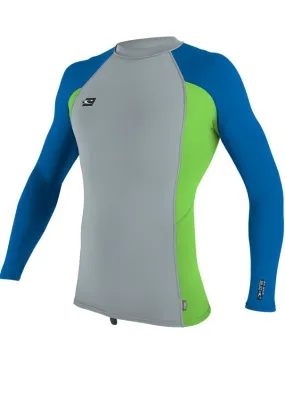 O'Neill mens rash top - ocean lime long