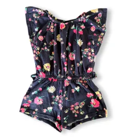 OshKosh Navy Floral Romper - 2T