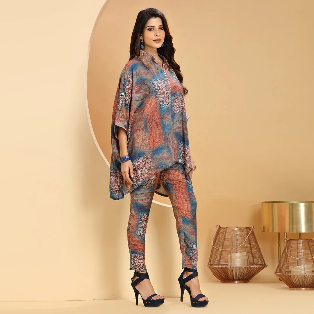 Relaxed Blue Co-Ord Set