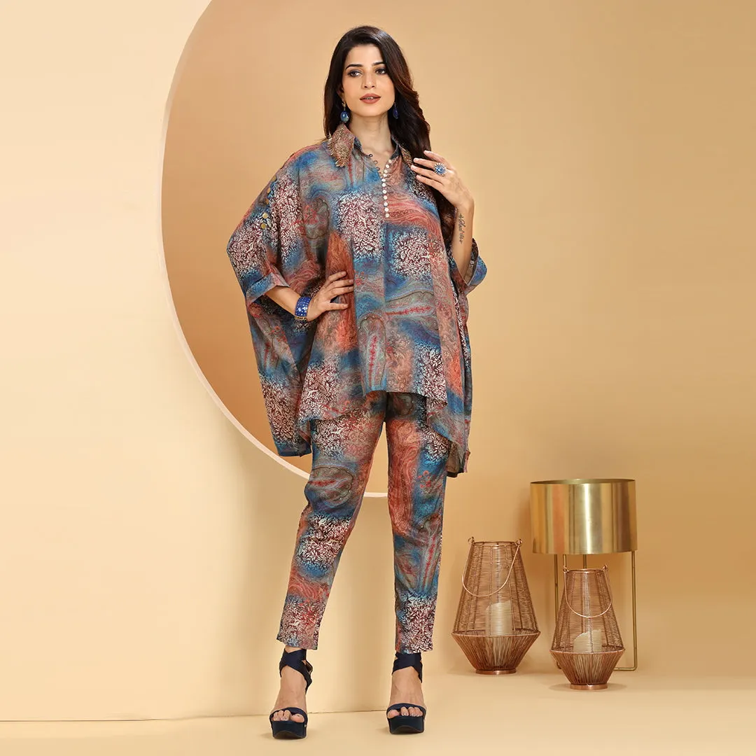Relaxed Blue Co-Ord Set