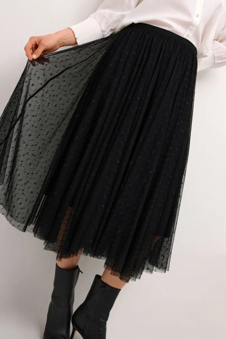 Rirma Pleated Net Skirt