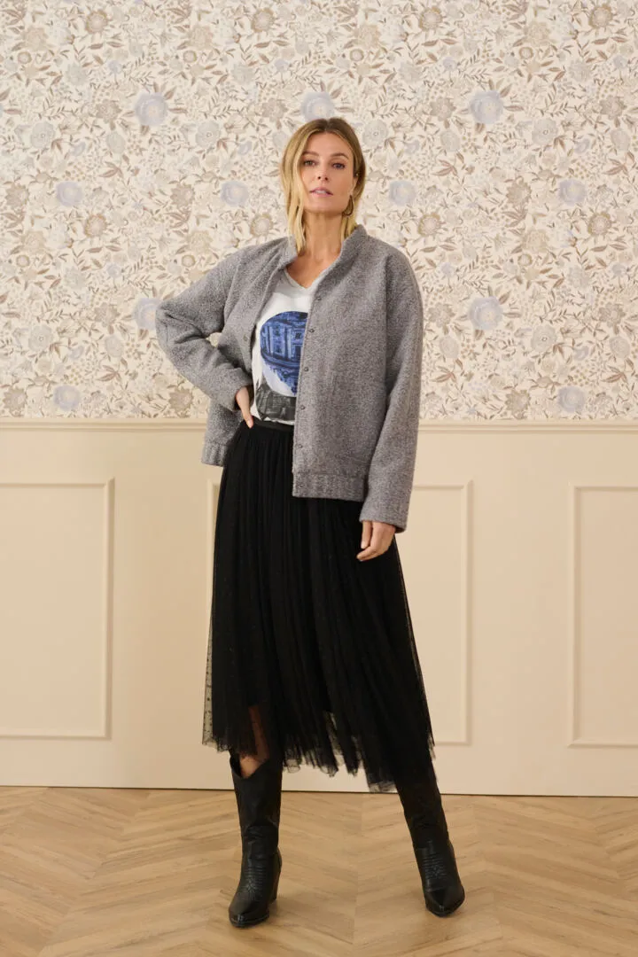 Rirma Pleated Net Skirt