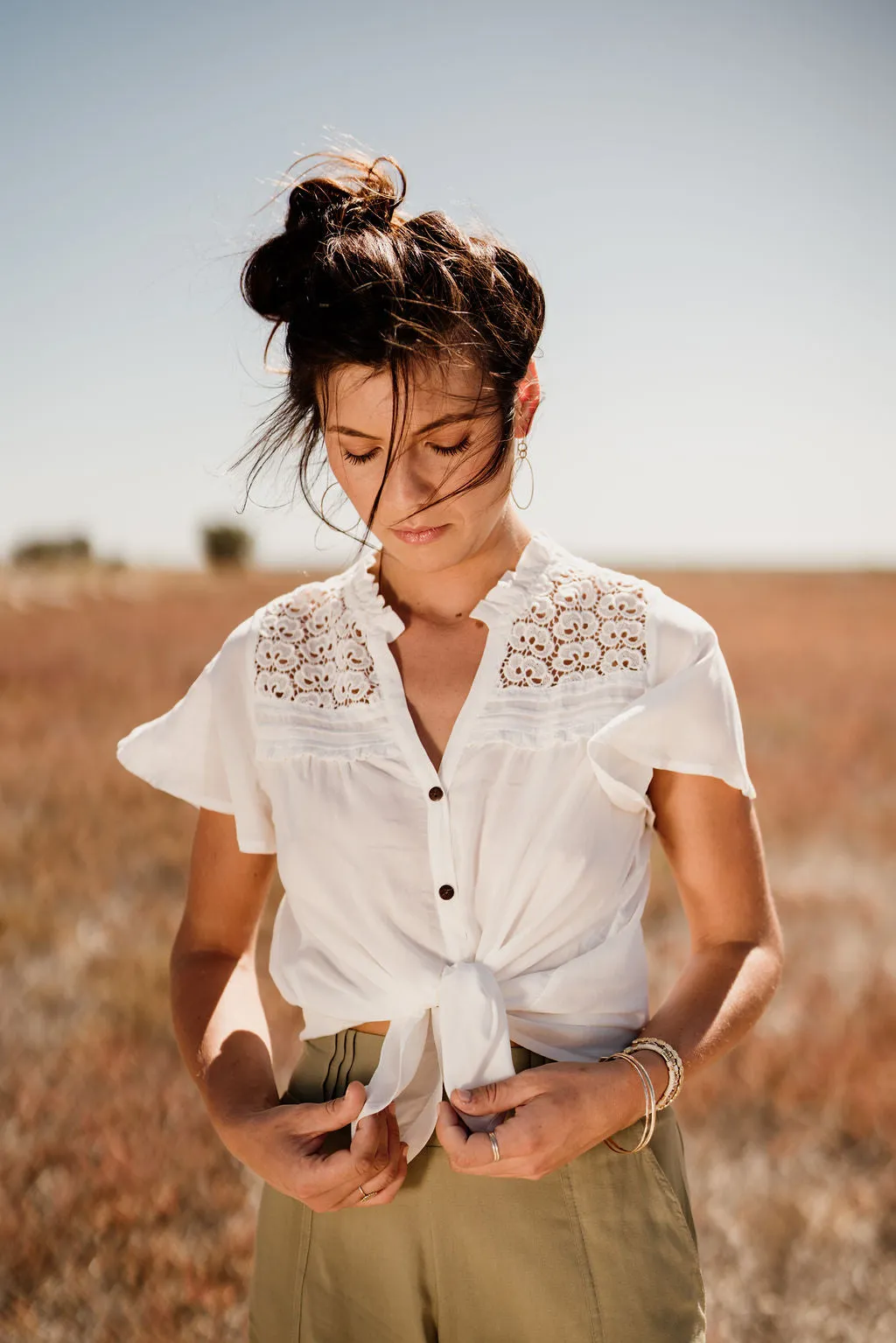 Scarlett Shirt - ivory