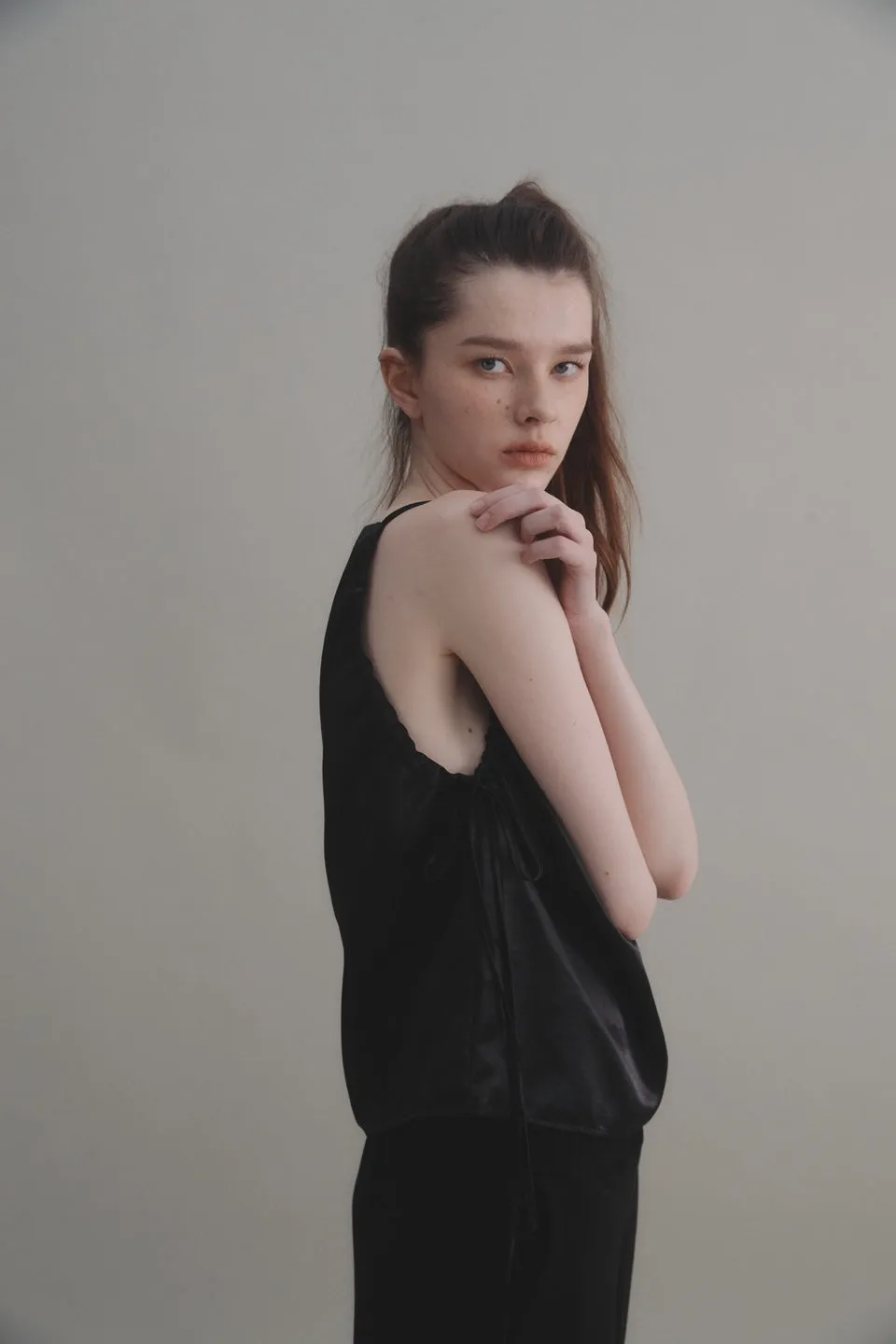 Shirring string top