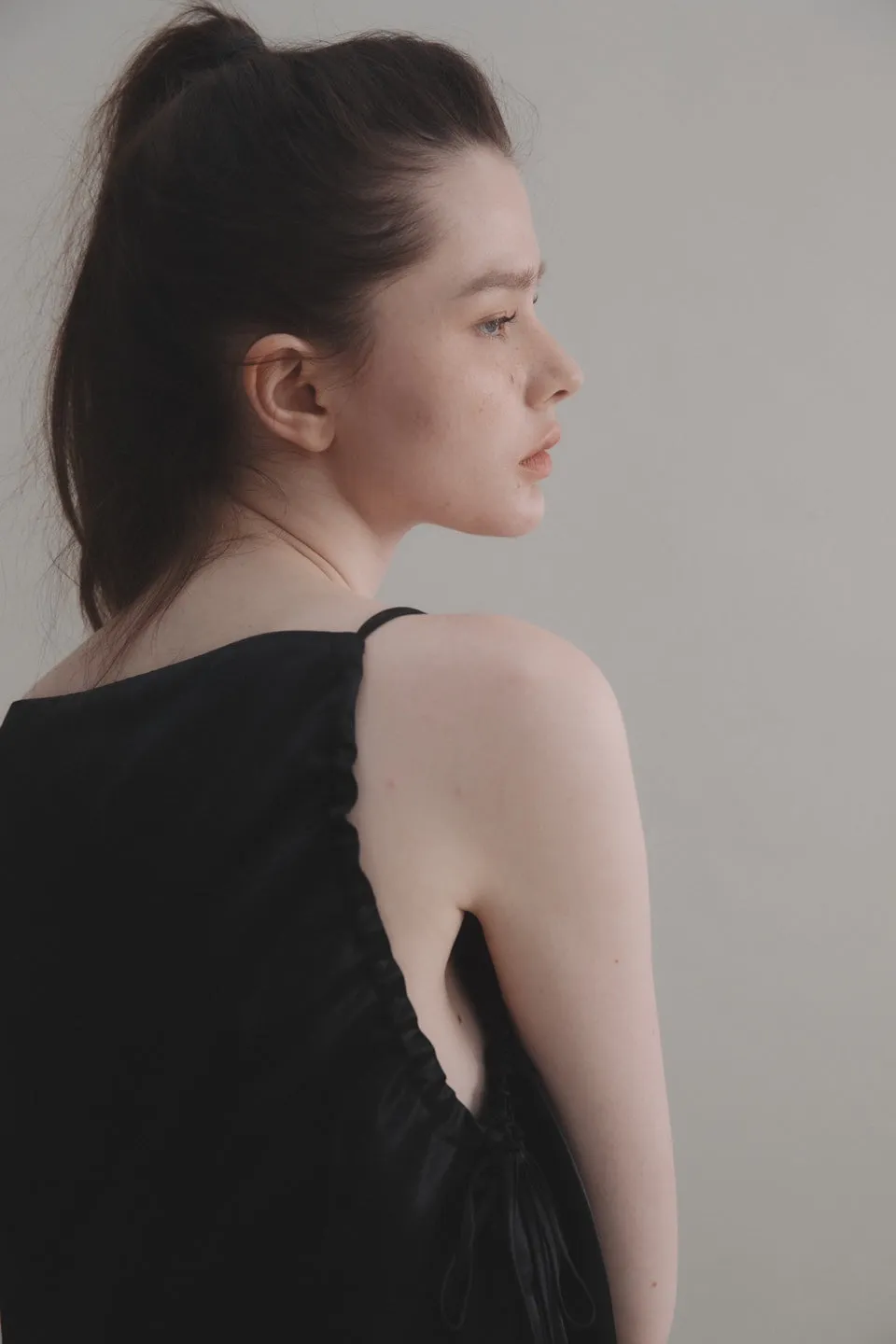 Shirring string top
