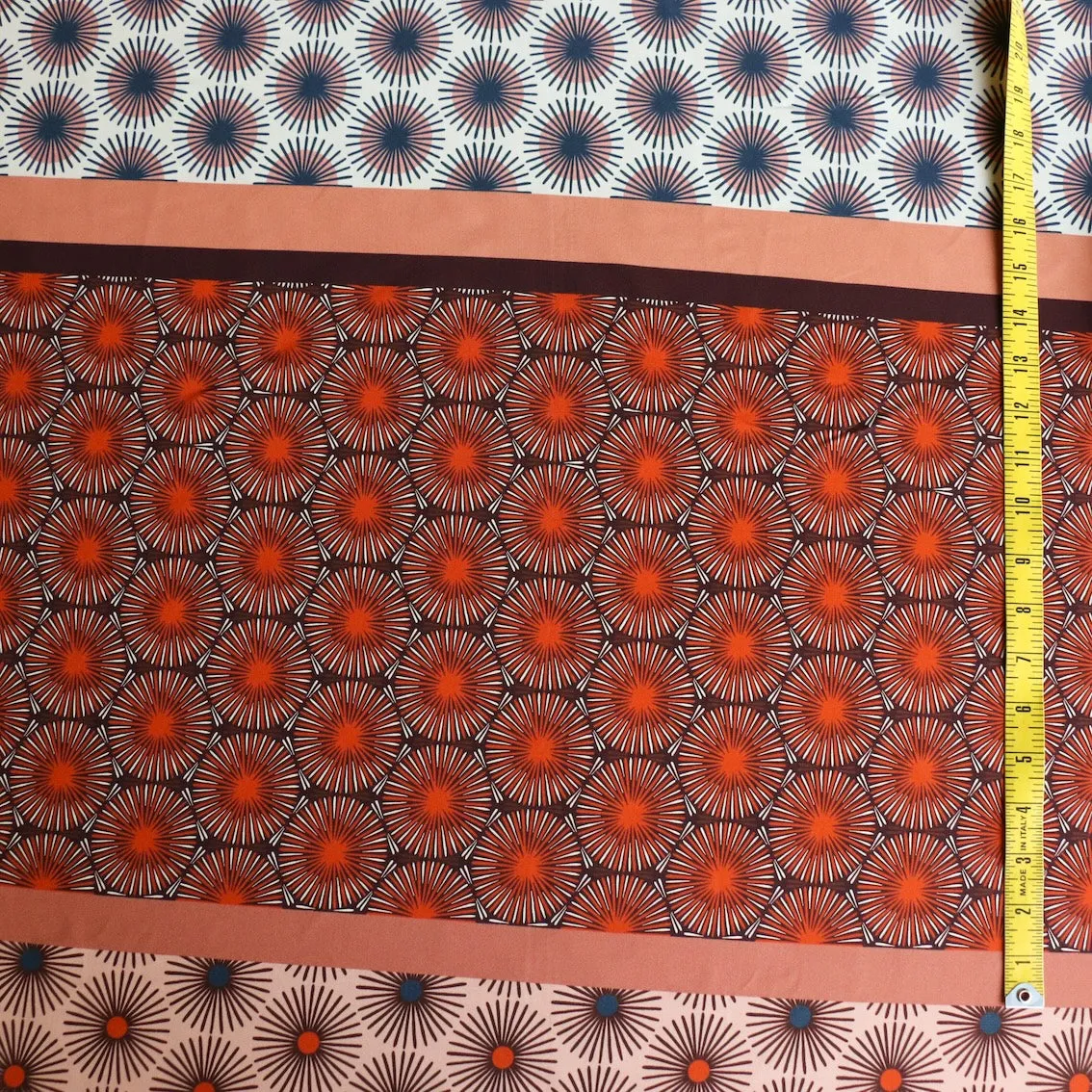 Sundown Mosaic Stretch Crepe
