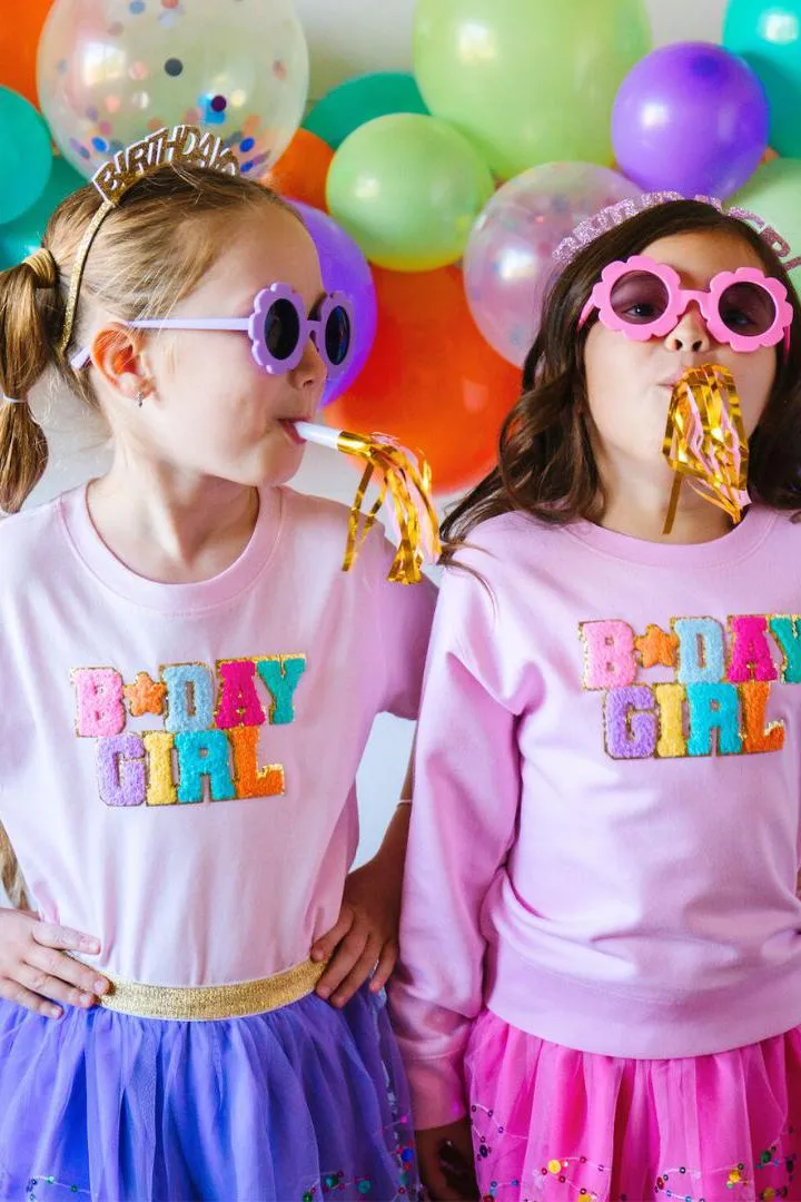 Sweet Wink - Birthday Girl Patch Sweatshirt