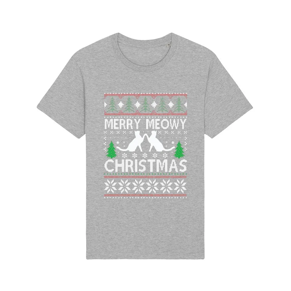 T - Shirt - Meowy Christmas