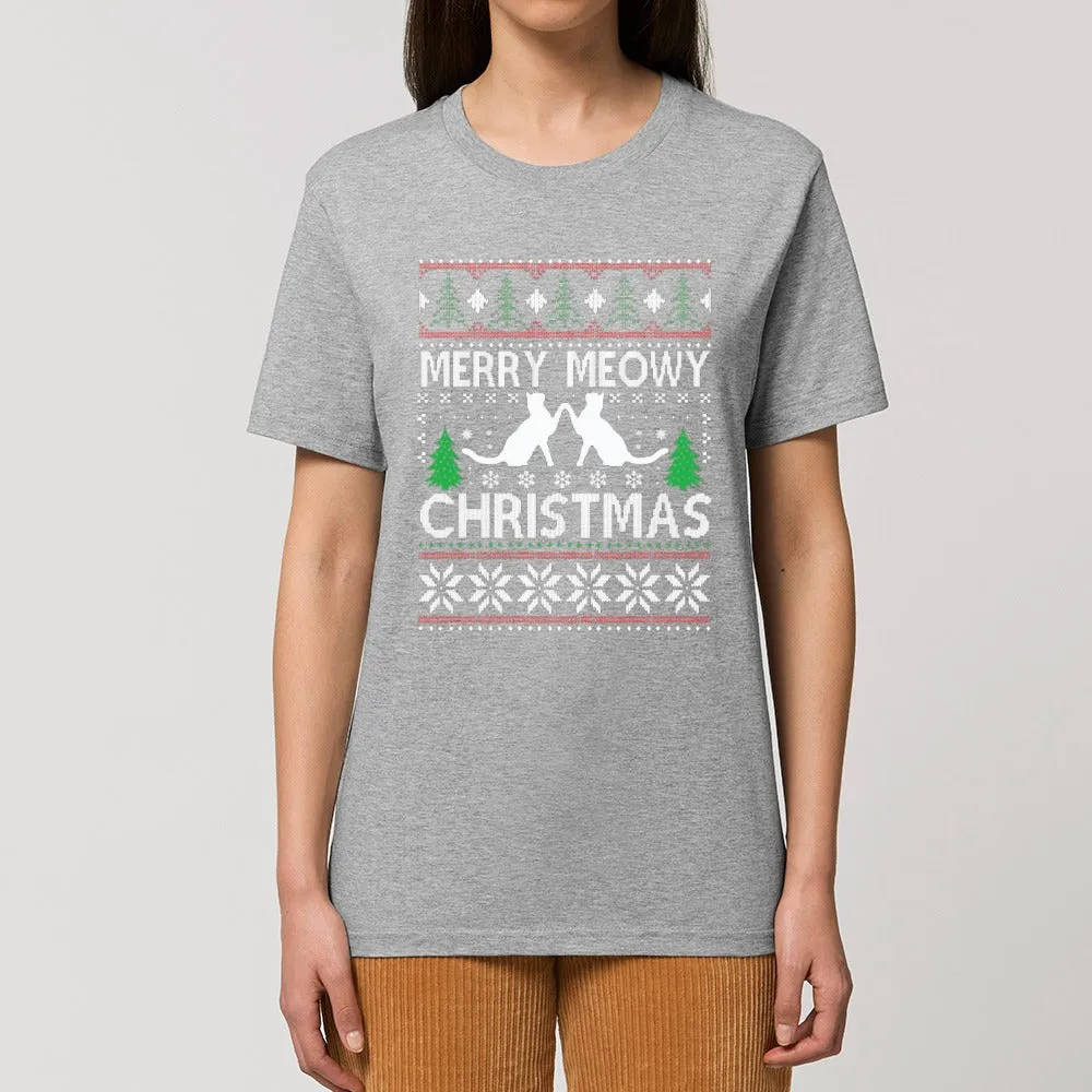 T - Shirt - Meowy Christmas