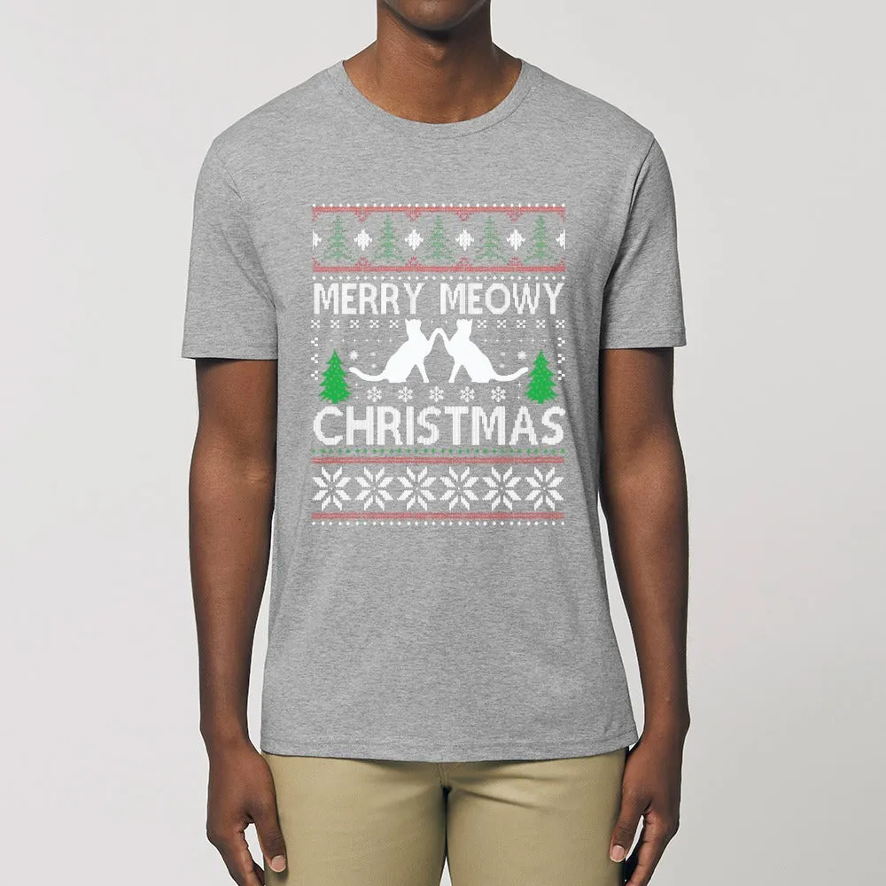T - Shirt - Meowy Christmas