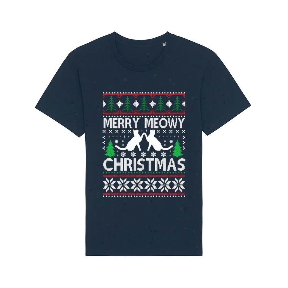 T - Shirt - Meowy Christmas