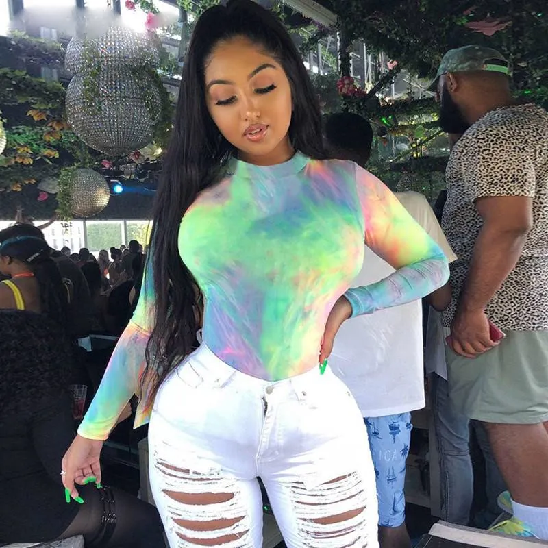 Tie Dye Eyes Bodysuit