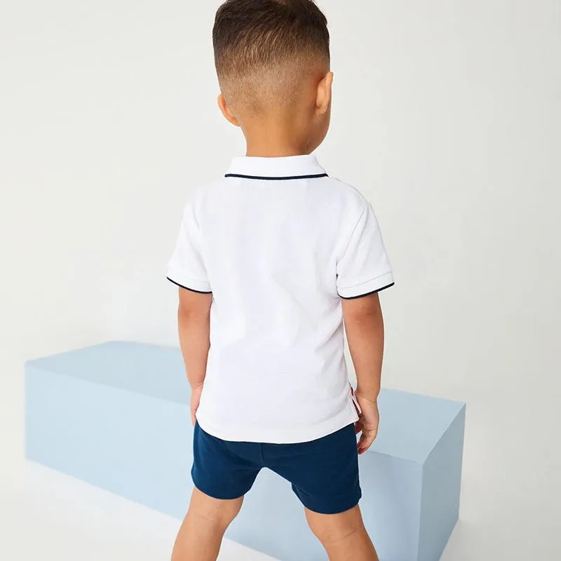 Toddler/Kid Boys Cartoon Ocean World Design Tee with Shorts Set