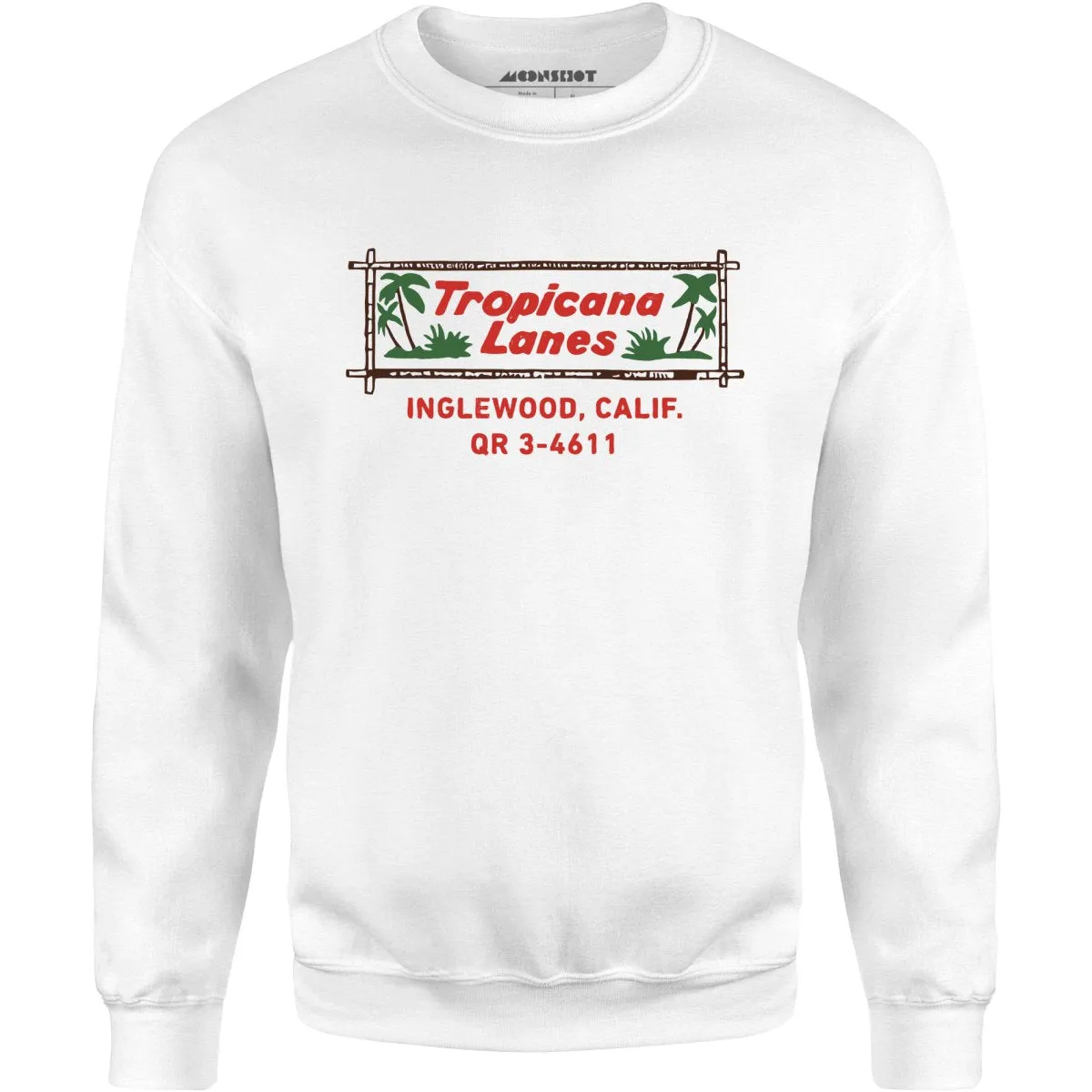 Tropicana Lanes - Inglewood, CA - Vintage Bowling Alley - Unisex Sweatshirt