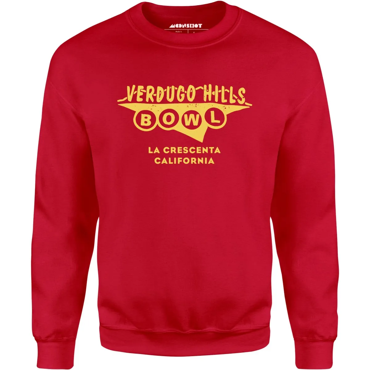 Verdugo Hills - La Crescenta, CA - Vintage Bowling Alley - Unisex Sweatshirt