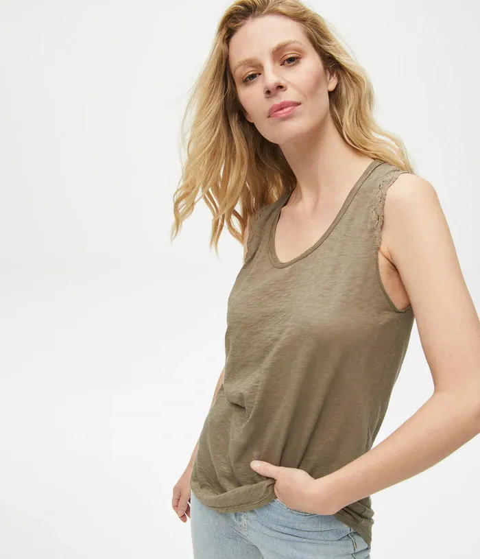 Vienna Tank with Lace