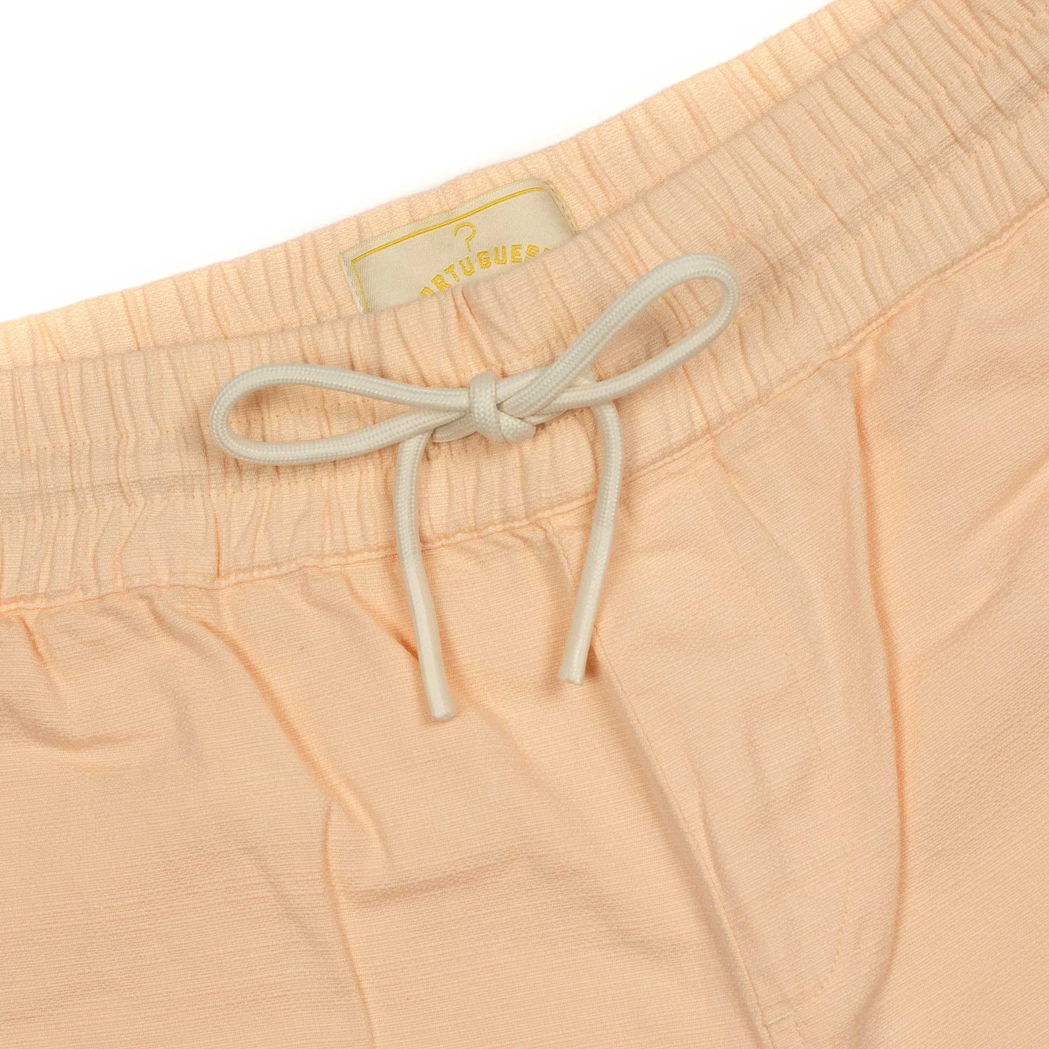 Vince easy shorts in cream check jacquard