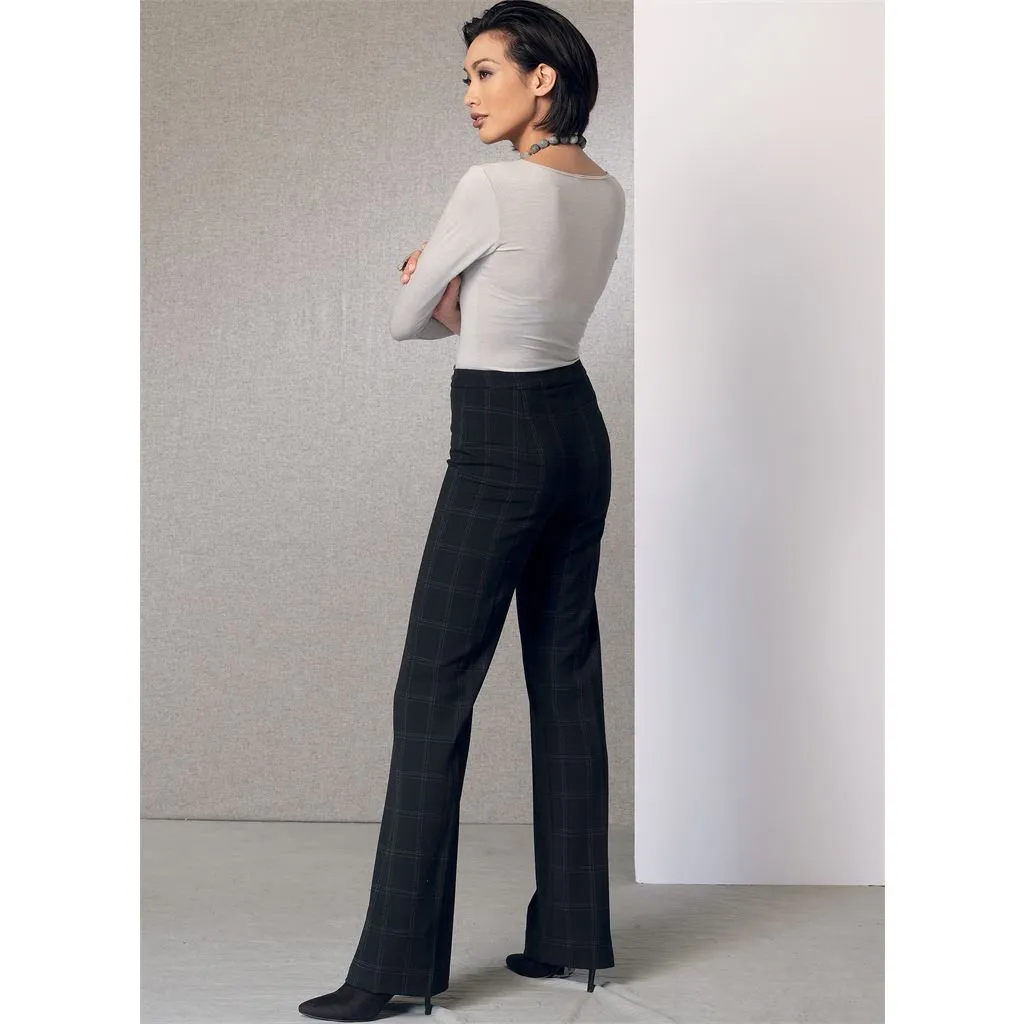 Vogue Pattern V9181 Misses' Custom-Fit Bootcut Pants