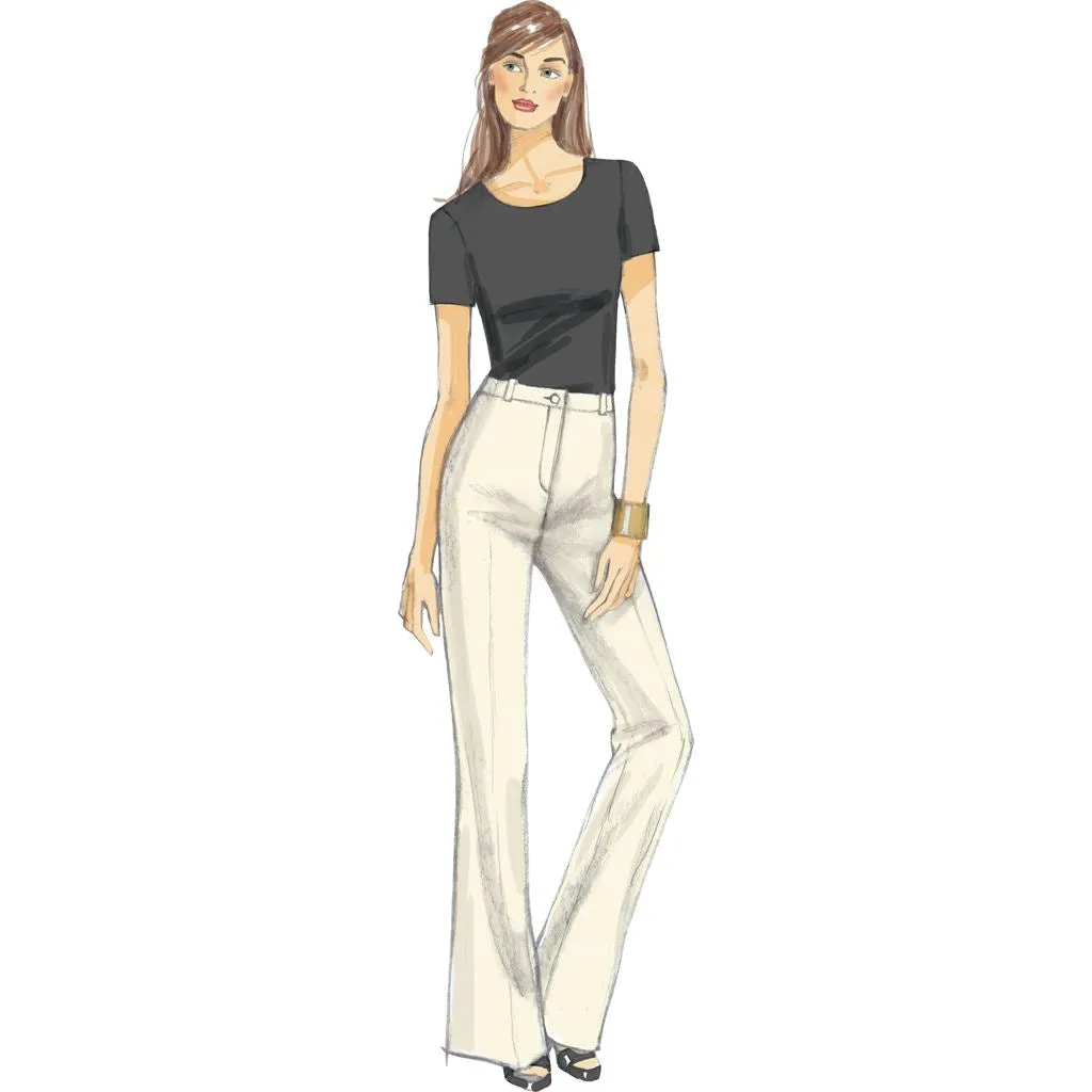 Vogue Pattern V9181 Misses' Custom-Fit Bootcut Pants