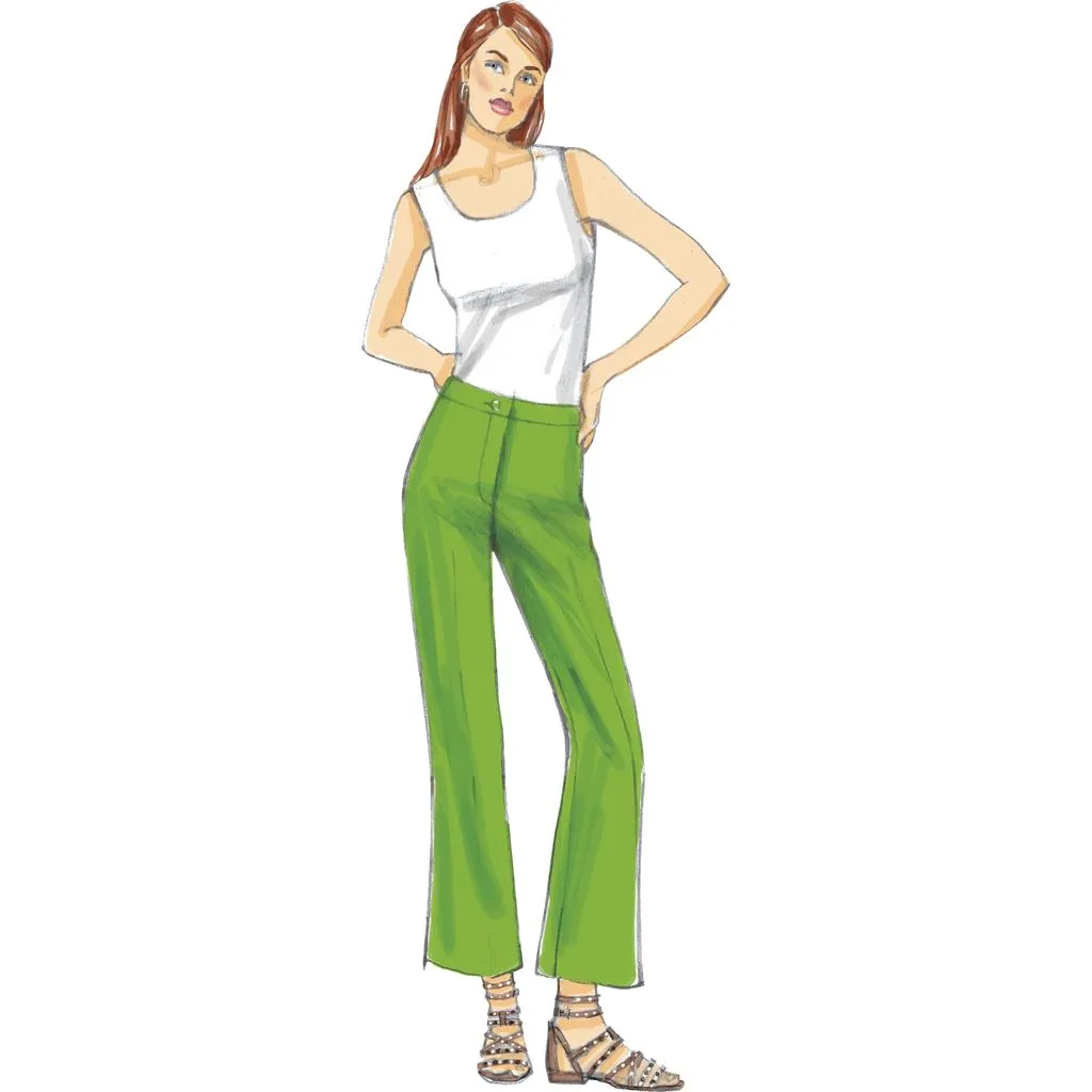 Vogue Pattern V9181 Misses' Custom-Fit Bootcut Pants