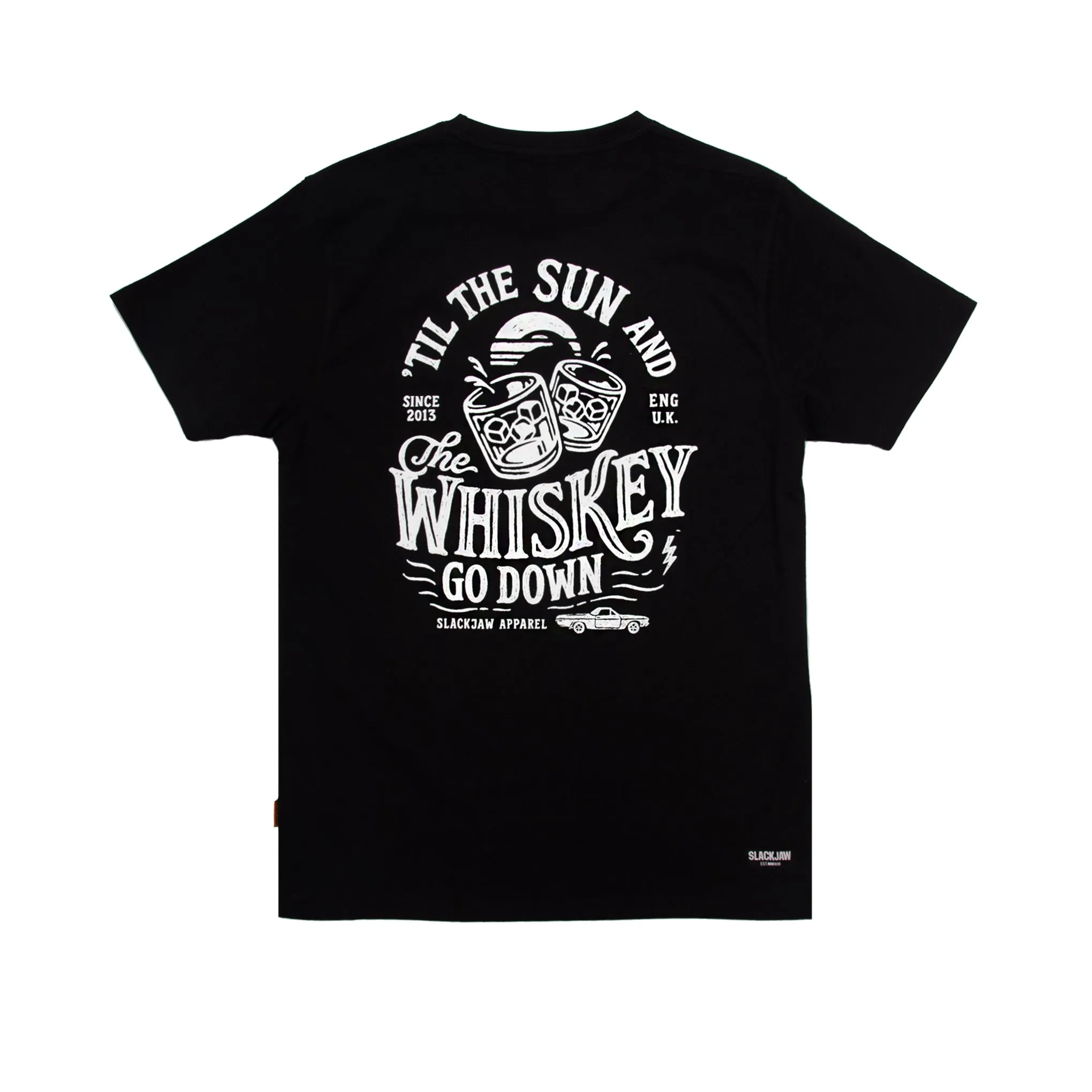 Whiskey Sunset T Shirt - Black