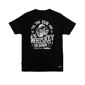 Whiskey Sunset T Shirt - Black