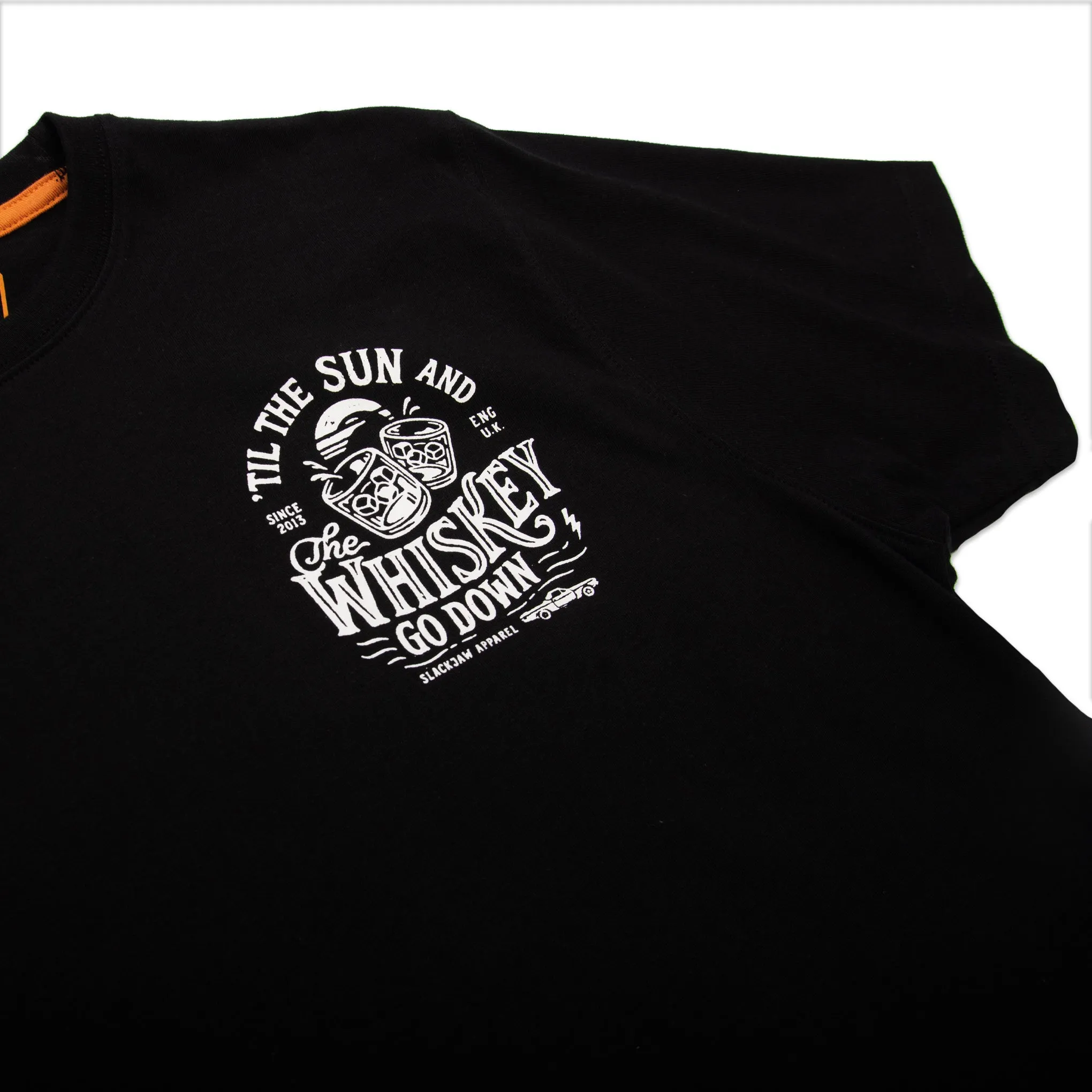 Whiskey Sunset T Shirt - Black