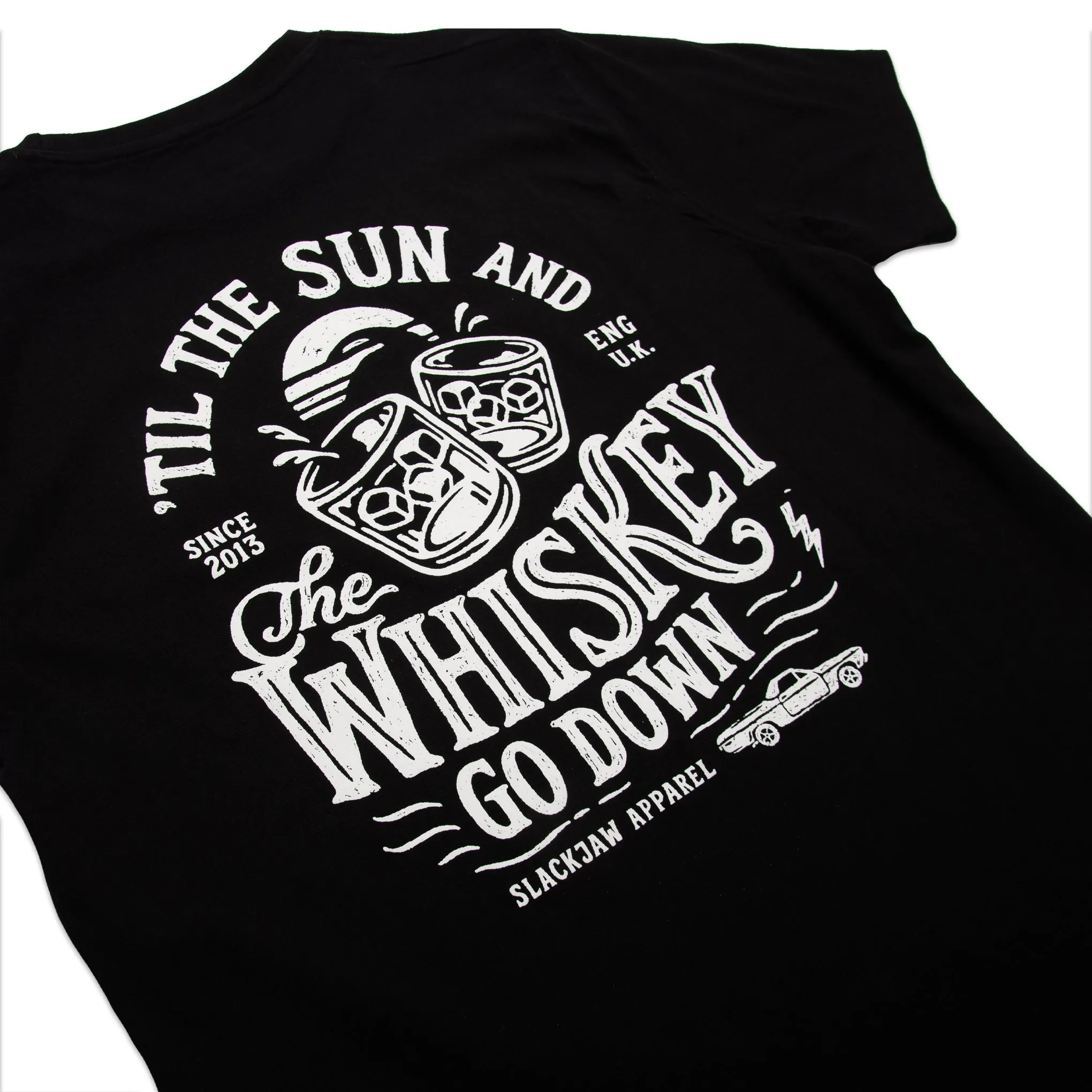 Whiskey Sunset T Shirt - Black