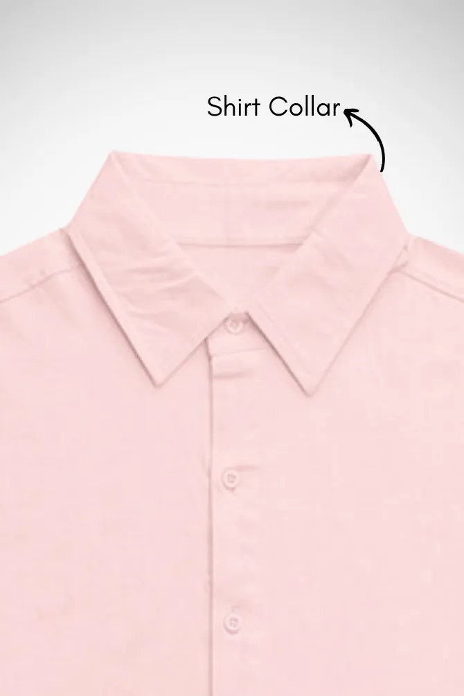 White and Light Pink Oversized Shirts Combo