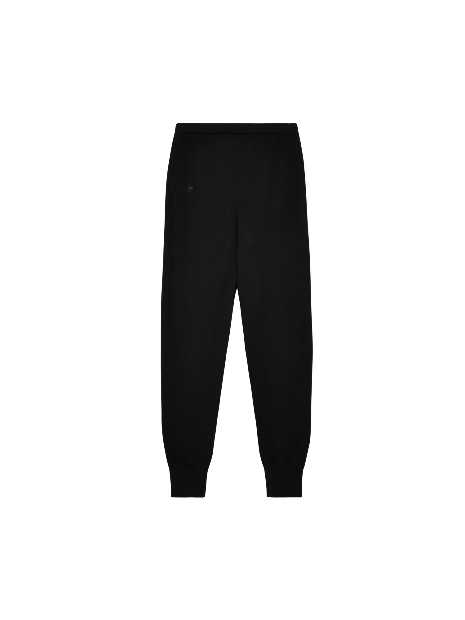 Womens DNA Regenerative Merino Wool Track Pants—black