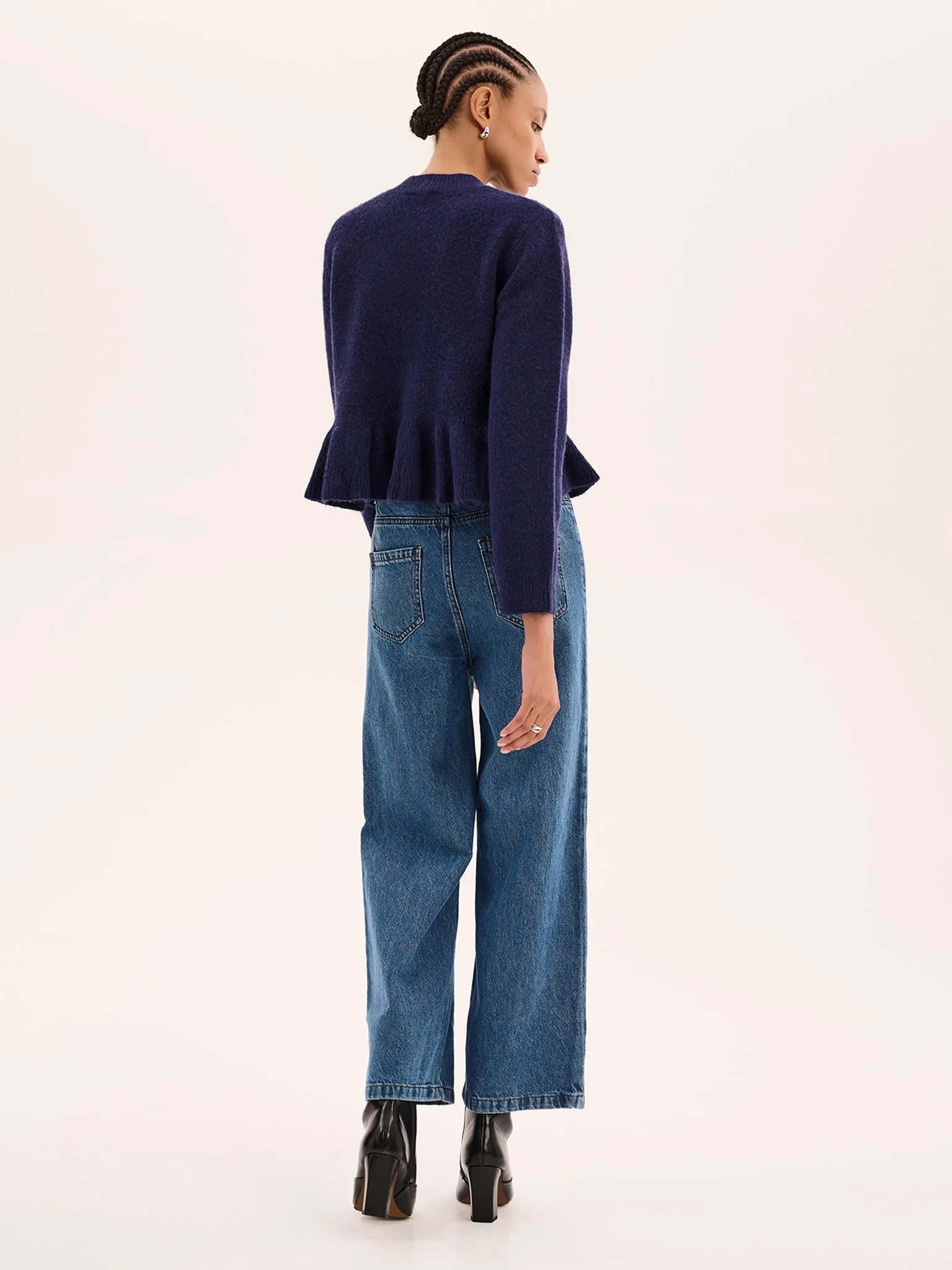 York Cardigan in Navy